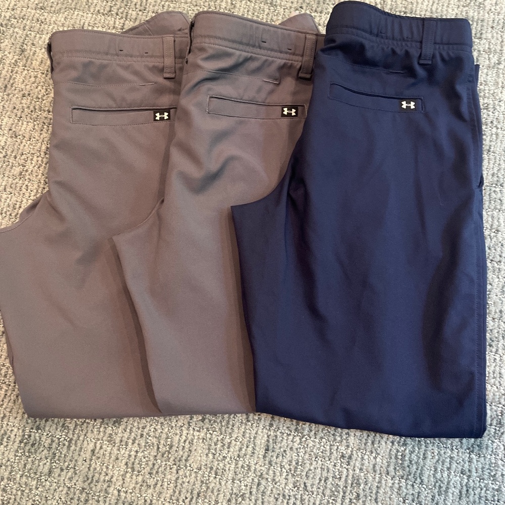 LOT OF 3 Under Armour Showdown Golf Pants